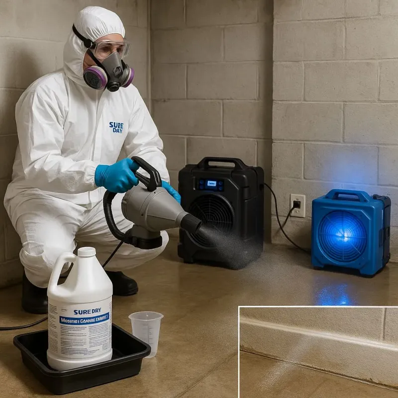 Sanitization and Odor Removal process in Indian Trail, NC