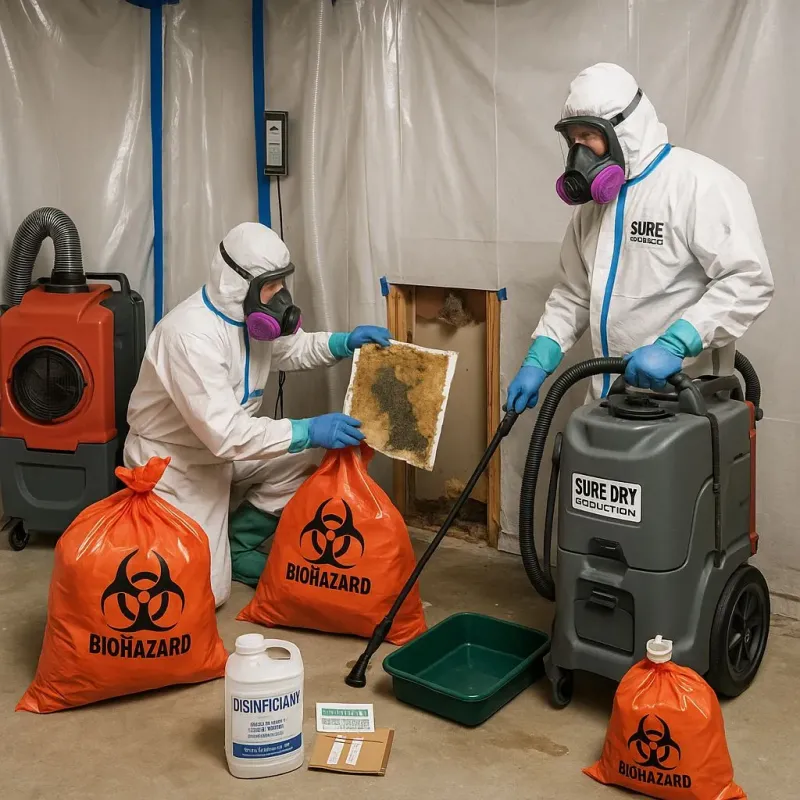 Contaminated Water Handling Protocols process in Indian Trail, NC
