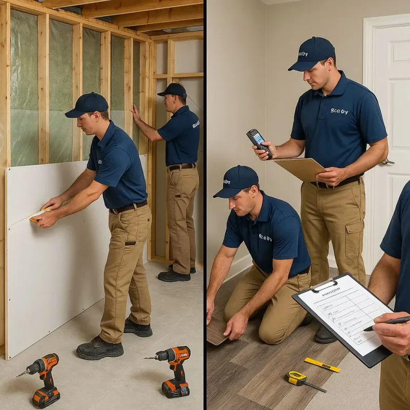 Repairs and Reconstruction process in Indian Trail, NC